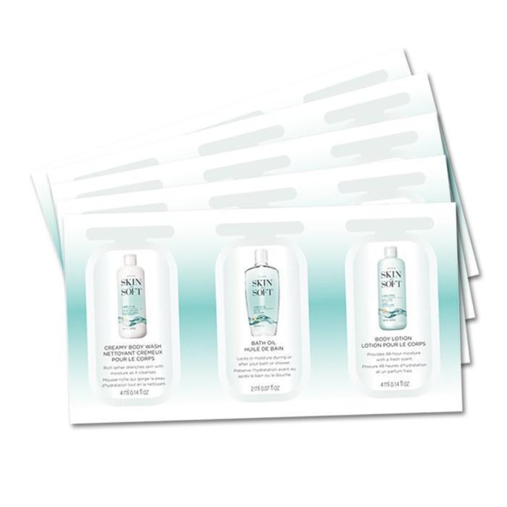 Avon So Soft 5 Sheet Sample Packs